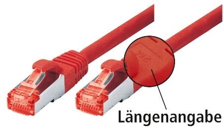 Tecline 71525r Category 6 Ethernet z wąską zabezpieczenie przed zagięciem kabla (25,0 m) Czerwony 4048889026168