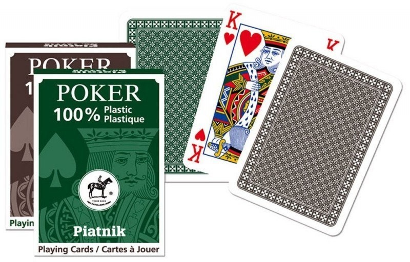 Piatnik Karty pojedyncze talie plastikowe Poker DSR_136214