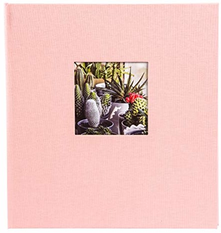 goldbuch Złota książka album fotograficzny z wycięciem na zdjęcie, Bella Vista, różowy, 30x31 cm