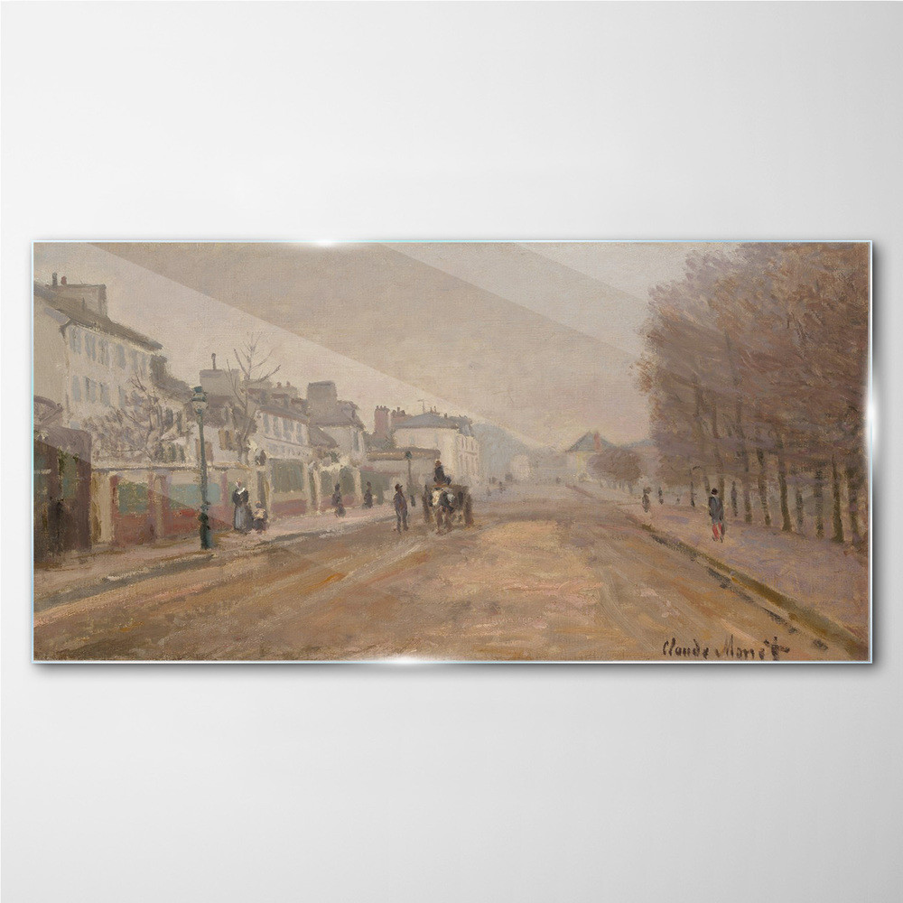 PL Coloray Obraz Szklany Bulwar w Argenteuil Monet 120x60cm