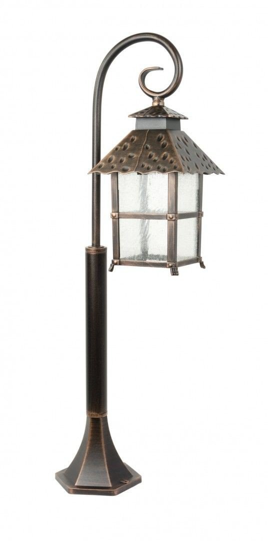 Su-Ma Lampa zewnętrzna stojąca latarnia patyna miedź Cadiz K 5002