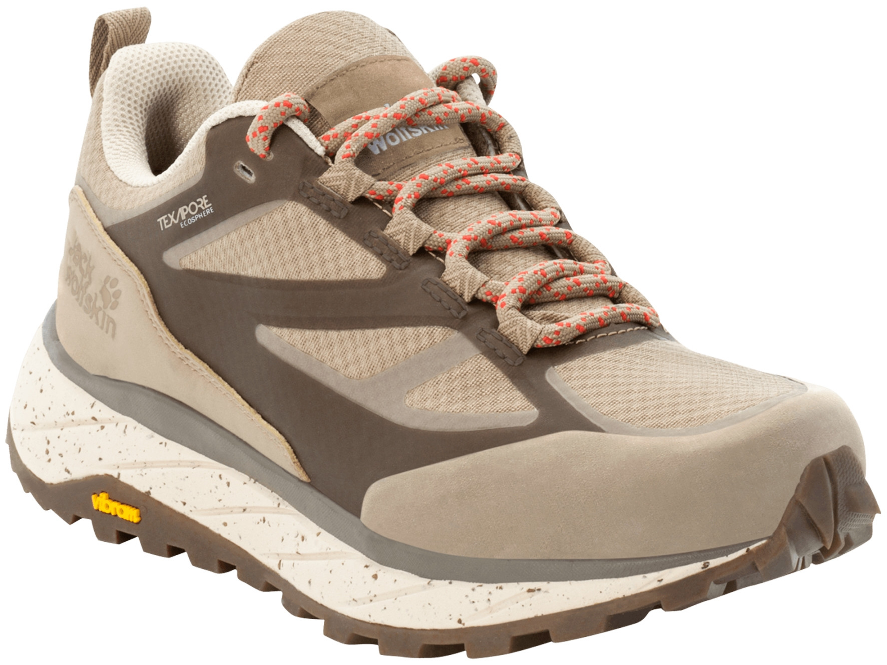 Jack Wolfskin Damskie buty turystyczne TERRAVENTURE TEXAPORE LOW W beige / light beige
