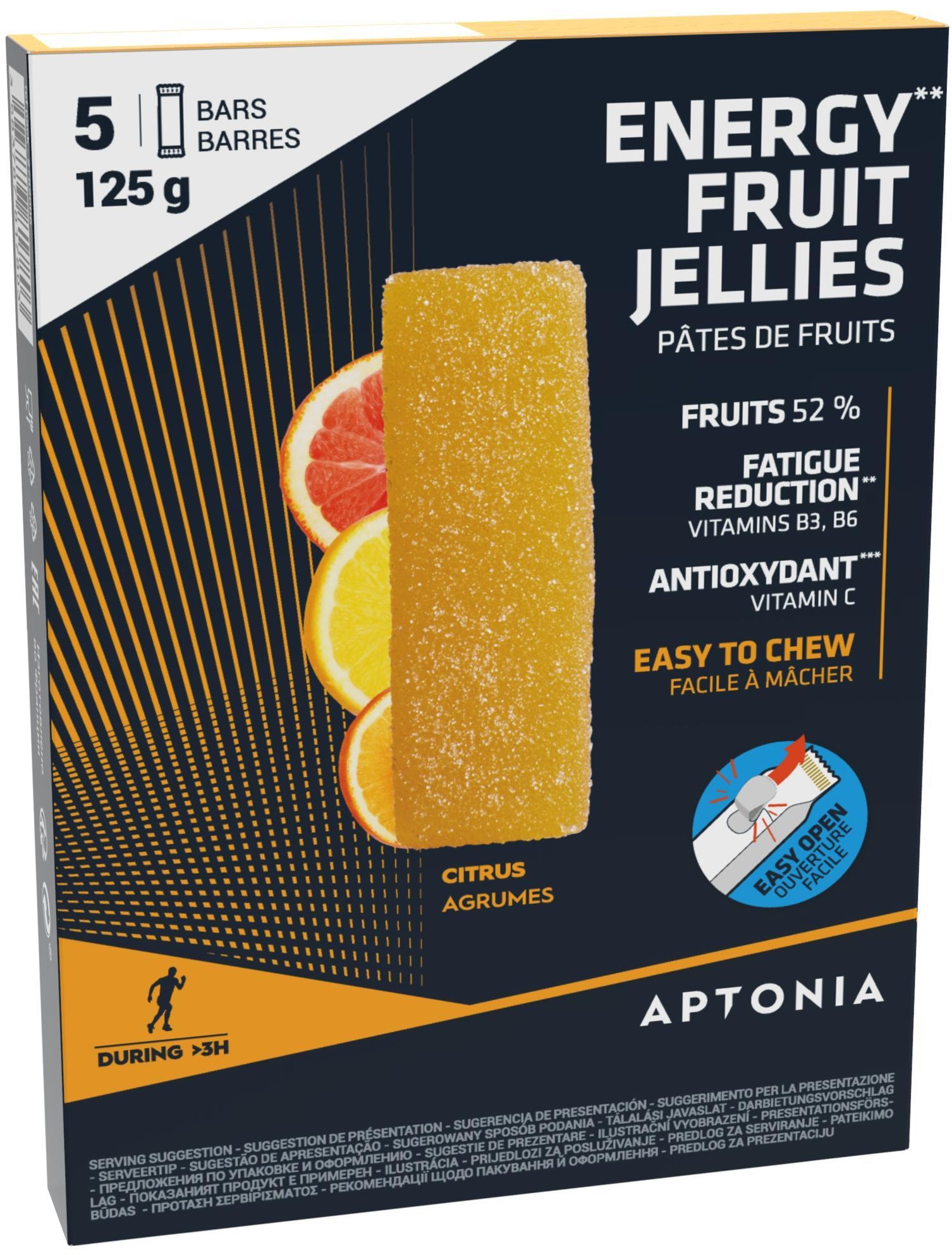 APTONIA Galaretka owocowa ENERGY FRUIT JELLIES cytrusowa 5 x 25g 3583787817803