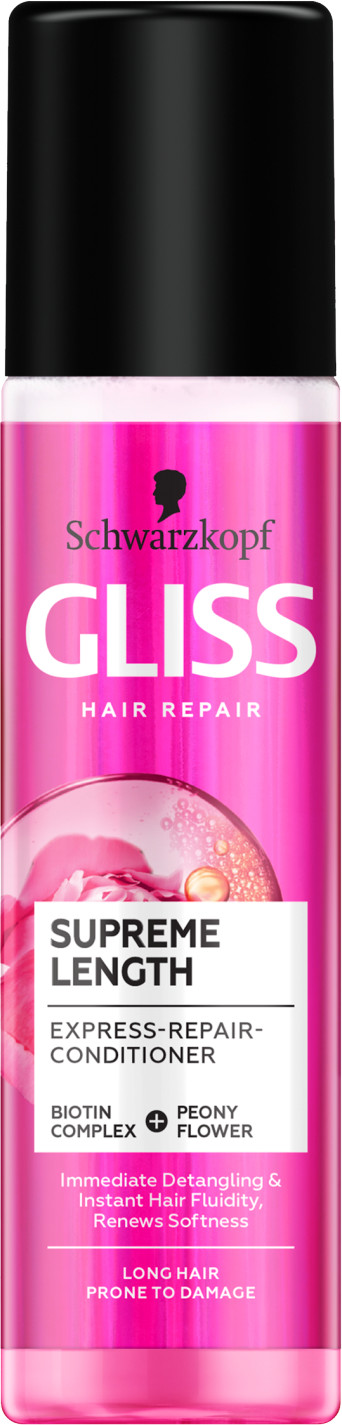 Gliss Supreme Length ekspresowa odżywka regeneracyjna do włosów, 200 ml