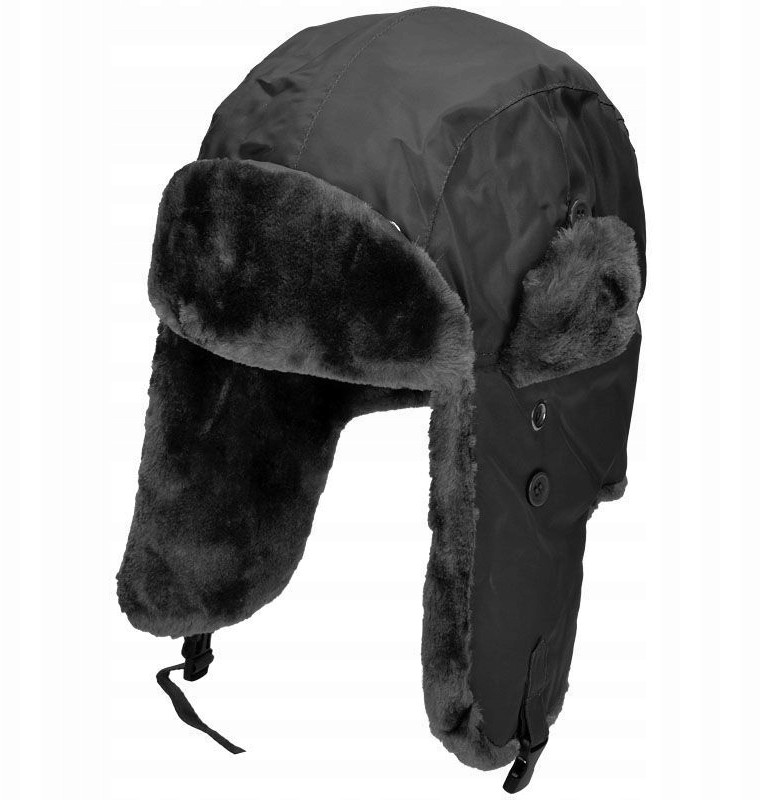 Czapka zimowa Pilotka wodoodporna Z Futerkiem 60cm