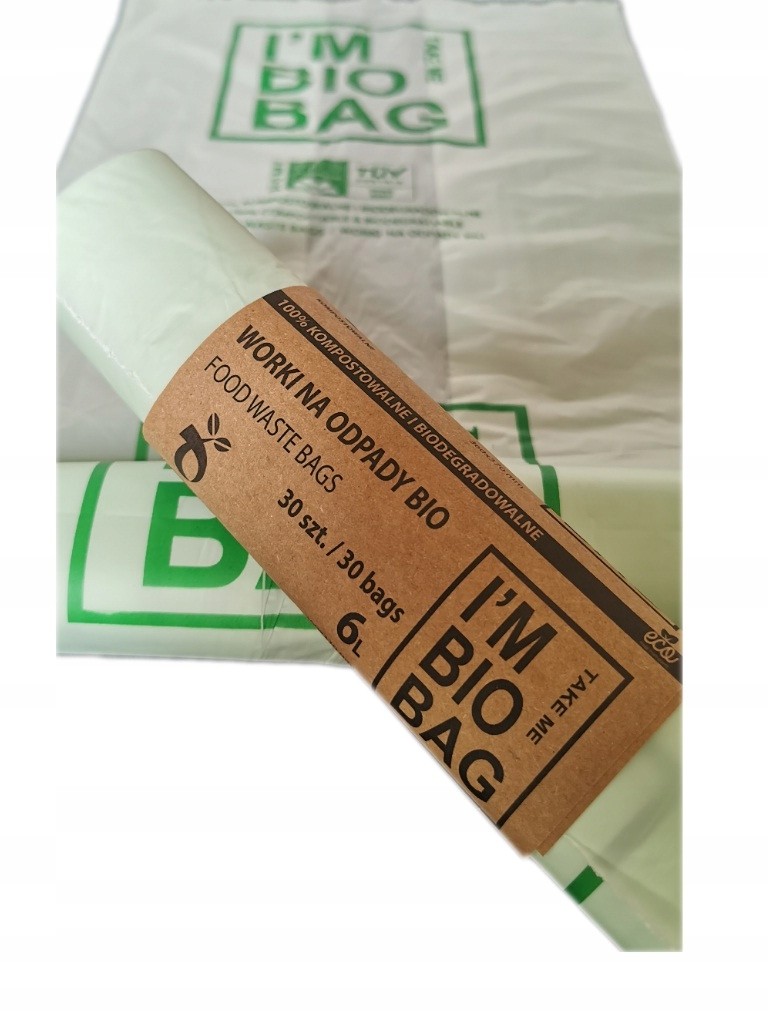 Worki Biodegradowalne Kompostowalne 6L Bio 150szt