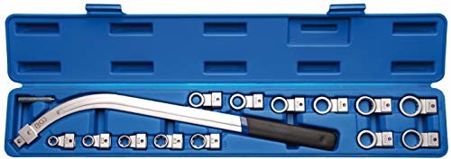 BGS komplet kluczy rolek napinających, 12-profil kątowy 12  19 MM i e-E10  E18, BGS-1312