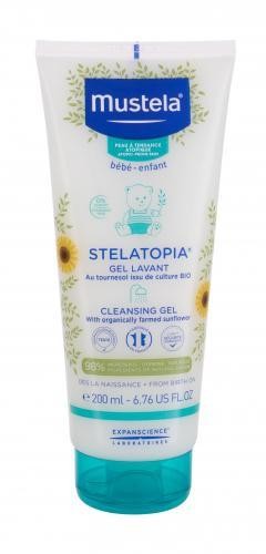 Mustela Bébé Stelatopia Cleansing Gel żel pod prysznic 200 ml dla dzieci