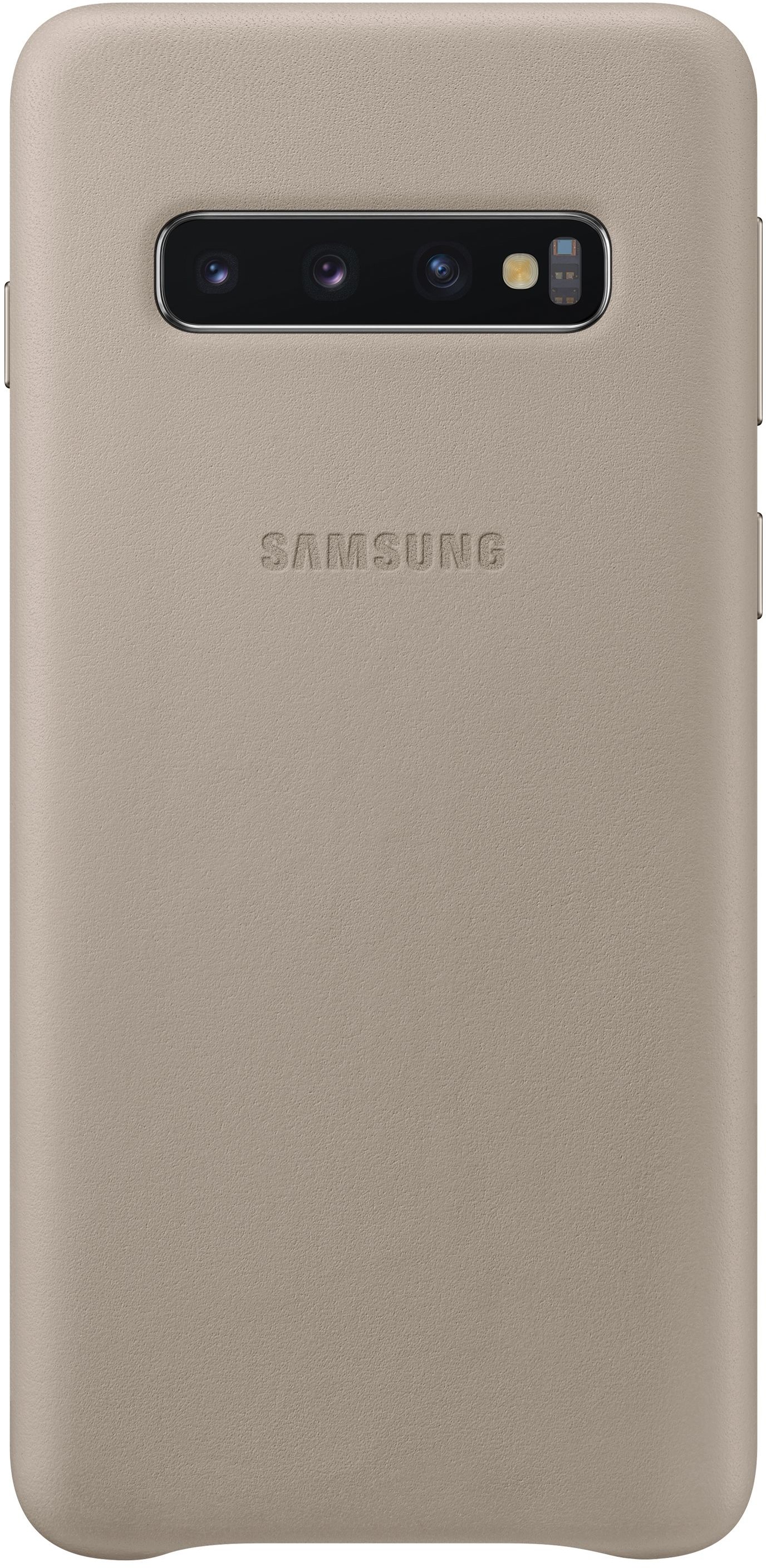 Samsung Leather View Cover do Galaxy S10 Szary EF-VG973LJEGWW