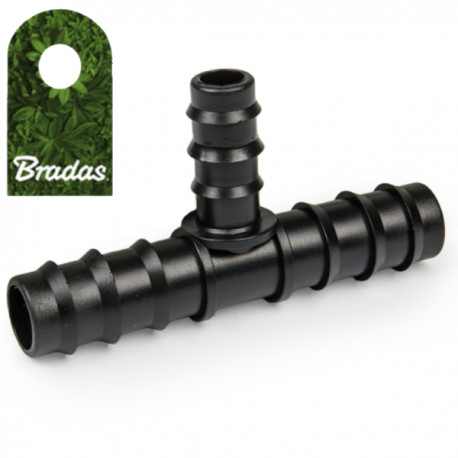 BRADAS Trójnik z wtykiem na wąż 16mm / 12mm / 16mm do łączenia węży kroplujących 7348 DSWA03-1612L