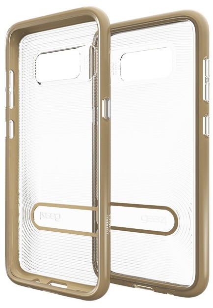 Gear4 D3O Greenwich mocny pokrowiec hard case Samsung Galaxy S8 Plus NA TYŁ TWORZYWO SZTUCZNE ZŁOTY 31314