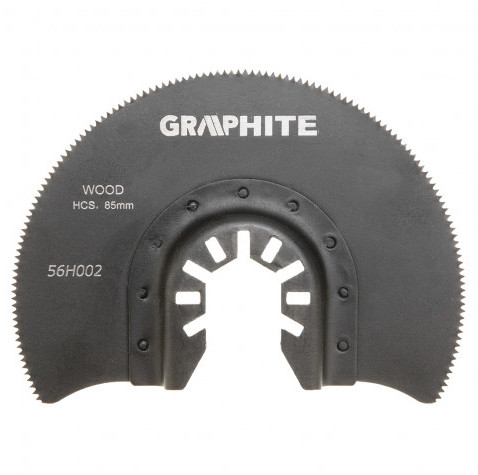 GRAPHITE Tarcza półokrągła HCS do drewna, 85 mm TOP-56H002