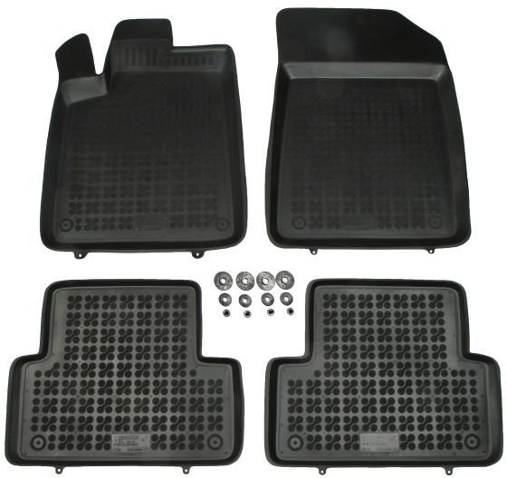 REZAW PLAST Dywaniki gumowe czarne PLAST 201214, 4 szt, Citroen C5 2001 - 2008 PLAST 201214