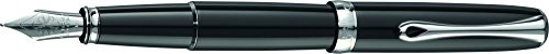 Diplomat d40202023 Excellence A2 fountain Pen z ostrzem ze stali drobno, schwarzlack D40202023