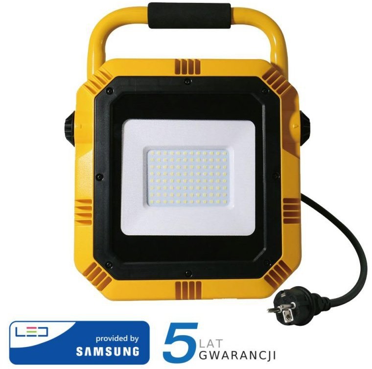 v-tac Projektor Przenośny LED V-TAC 50W SAMSUNG CHIP IP65 3mb VT-51 6400K 4000lm