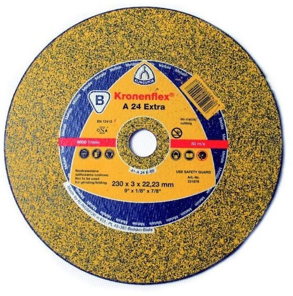 Klingspor Chle-mar Tarcza metal płaska 125x1,0mm