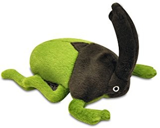 P.L.A.Y. (Pet Lifestyle And You) p.l.a.y. Pet Lifestyle and You  Bugging Out Toy  pluszowe zabawki dla psów i kotów  Ryan The Rhino Beetle/nosorożec biedronka