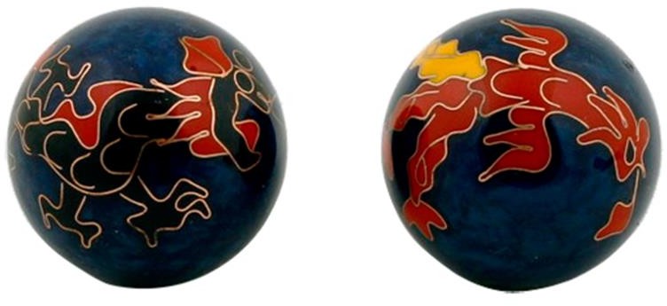 Kule zdrowia QiGong - smok i feniks 02 (3,5 cm) 05811