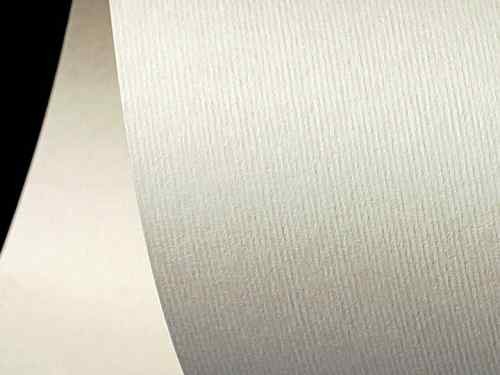 Fedrigoni Nettuno Panna, 100g, 72x101cm. Jasny beżowy fakturowany - delikatne prążki 2 str wzór papier ozdobny (200) (ppp334) Promocja
