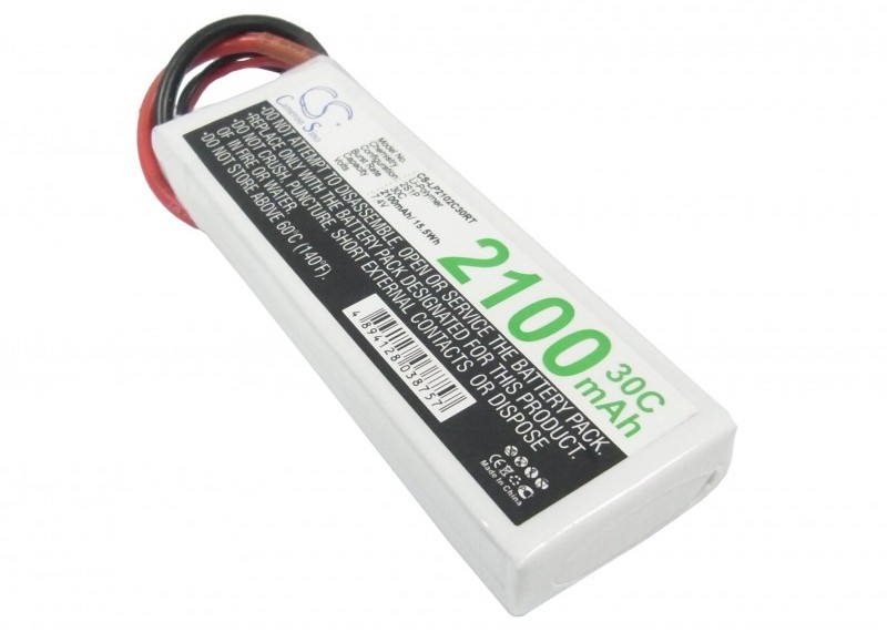 Cameron Sino 2100mAh 15.54Wh Li-Polymer 7.4V 2S 30C Deans T-Plug AWG14 Cameron Sino)