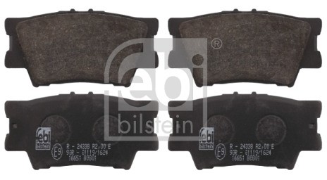 FEBI Zestaw klocków hamulcowych, hamulce tarczowe FEBI 16651