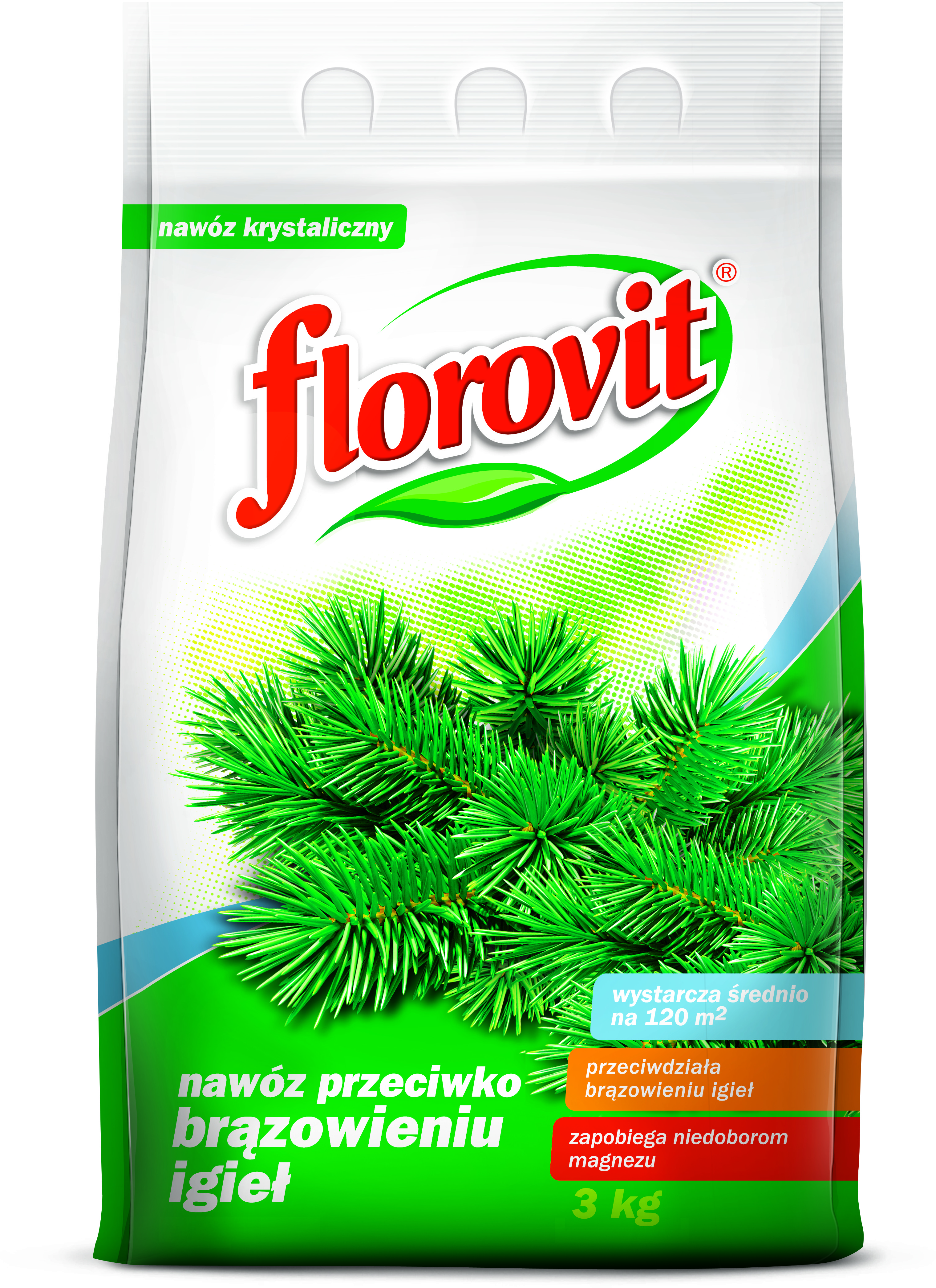 Florovit Nawóz granulowany przeciwko brązowieniu igieł worek 3 kg