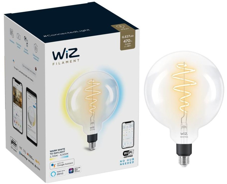 Smart WIZ Żarówka LED E27 6.5 W = 40 W 470 lm WIZ