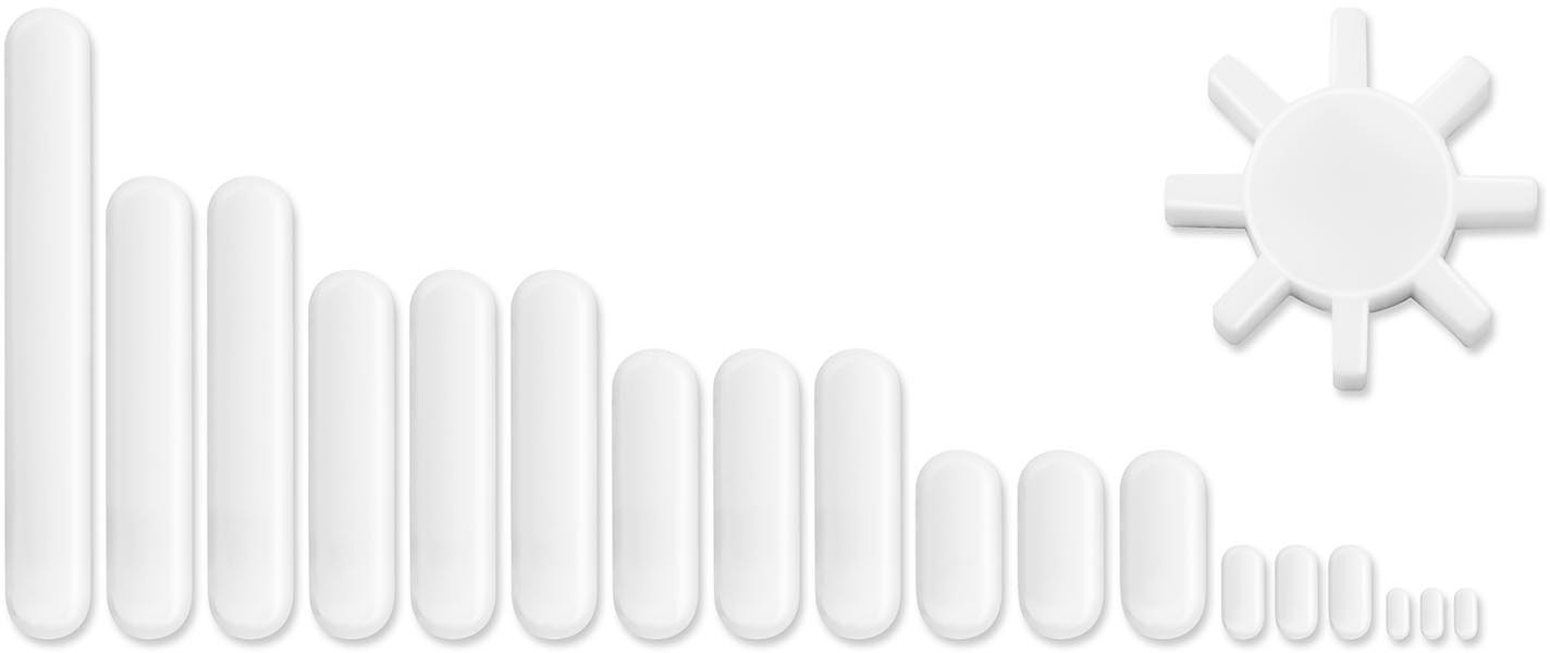 Steinberg Systems Mieszadełko magnetyczne - teflon - 19 szt. SBS-STIR2 SBS-STIR2