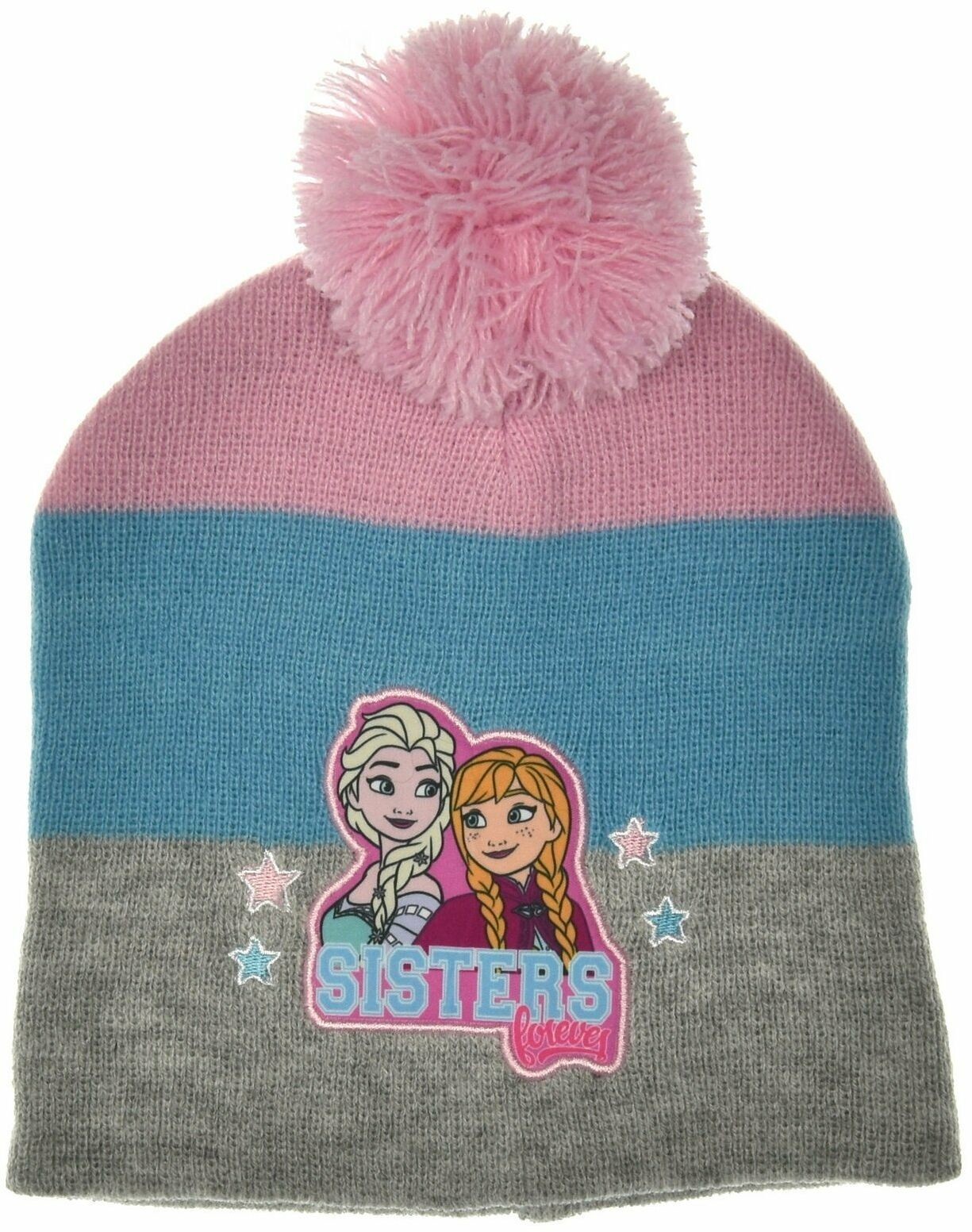 Licencja Walt Disney Czapka dla dzieci Kraina Lodu Elsa i Anna pastelowa 22419