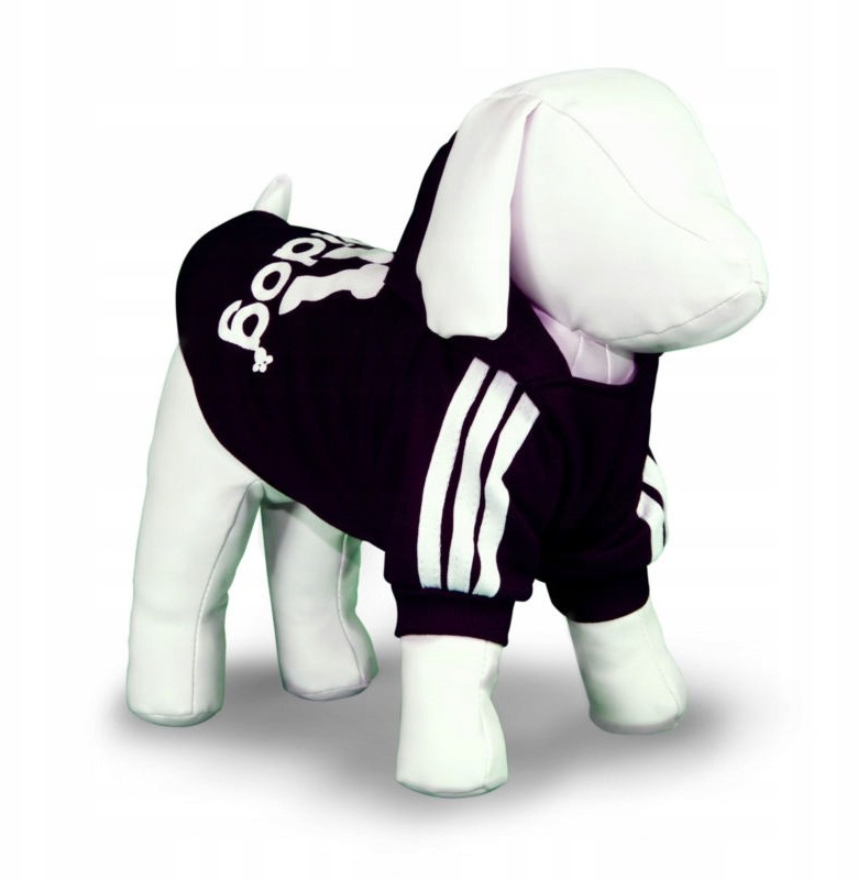 Adidog Bluza Dla Psa Ubranko Dres Ubranie Black S