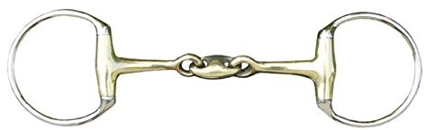 HKM podwójnie używ. wędzidło oliwkowe 18 MM z argentanu, l 540523