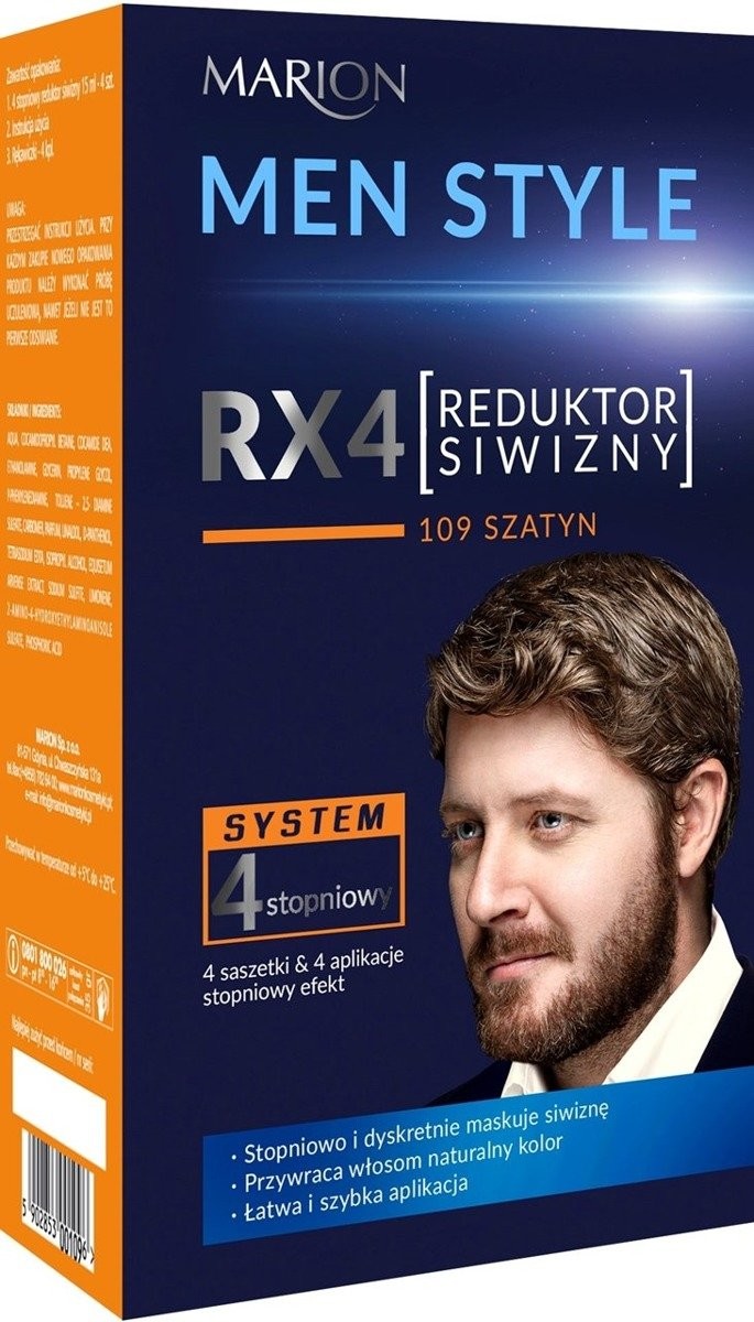 Marion Men Style RX4 109 Szatyn 4x15ml 84753-uniw