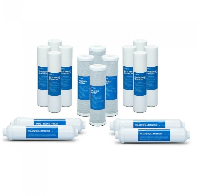 Komplet wkładów RO5 na 2 lata serwis osmoza ZESTAW MA-ZW5-2