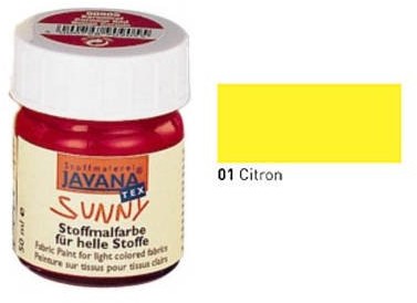 KREUL Farba do malowania kreul materiału, 50 ML, cytryna 91901