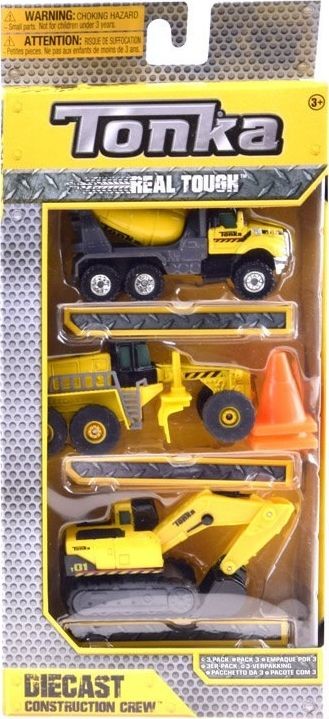 Hasbro Maszyny budowlane Tonka Autka zestaw 3 szt ZA3617 ZA3617