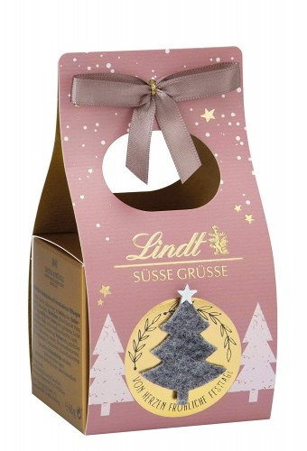 Lindt Czekolada mleczna z różnymi nadzieniami w ręcznie robionym pudełku 68g F341-31870