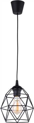 TK Lighting Galaxy 3190 druciana lampa wisząca zwis 1x60W E27, czarna