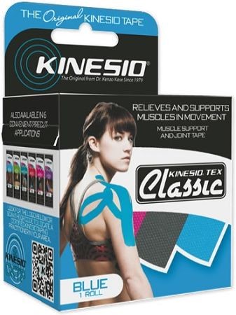 Tape Kinesio Kinesio Tex Gold Classic 5cm x 4m NIEBIESKI (USA 850989002393