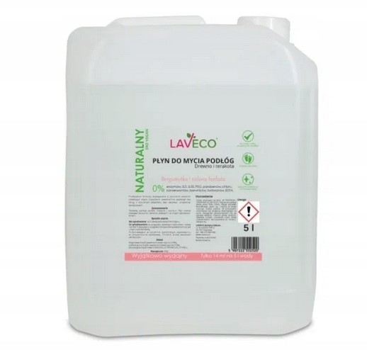 Laveco Naturalny Płyn d/mycia podłóg bergamotka 5l