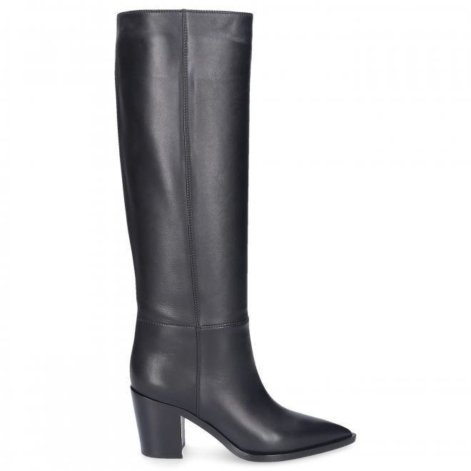 Gianvito Rossi Gianvito Rossi Kozaki DAENERYS BOOT  skóra cielęca czarny