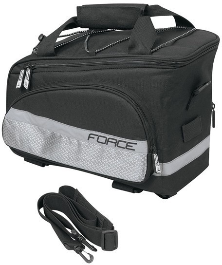 FORCE SLIM sakwa na bagażnik 9L 896371 czarna