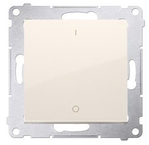 Kontakt Kontakt_Simon Łącznik dwubiegunowy (moduł) 10AX. 250V. szybkozłącza krem DW2.01/41