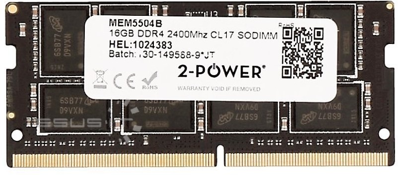2-POWER Pamięć RAM 1x 16GB SO-DIMM DDR4 2400MHz PC4-19200 MEM5504B MEM5504B