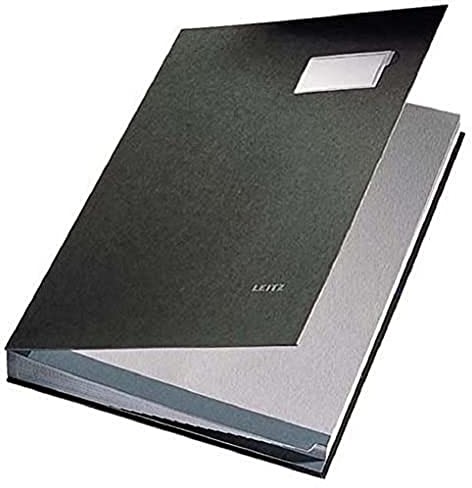 Leitz 57010095 teczka na dokumenty, 10 przegródek, powłoka PP, czarna 57010095