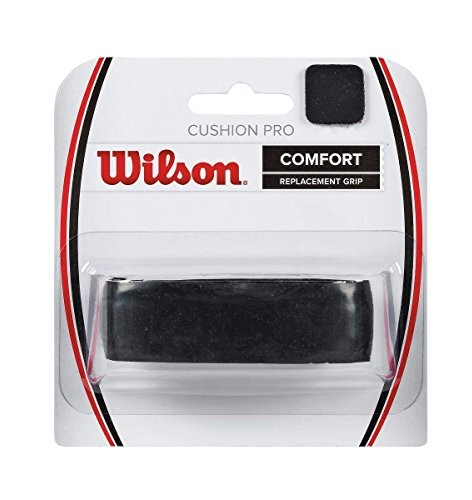 Wilson Cushion Pro REPL Grip BK, czarny, jeden rozmiar 0887768147174