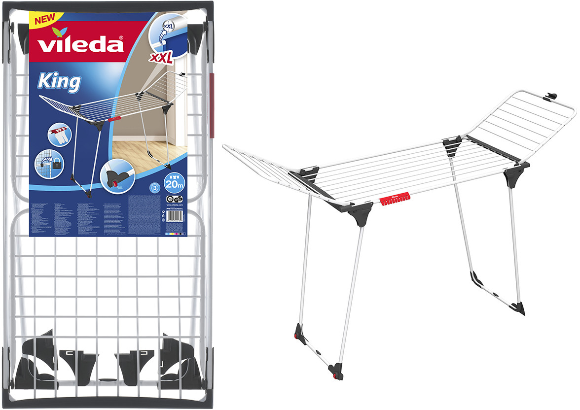 Vileda King Suszarka na pranie składana 20 metrów