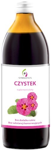 Symbiotics Symbiotics Sok z Czystka 500ml naturalny bez konserwantów i cukru Czystek - suplement diety