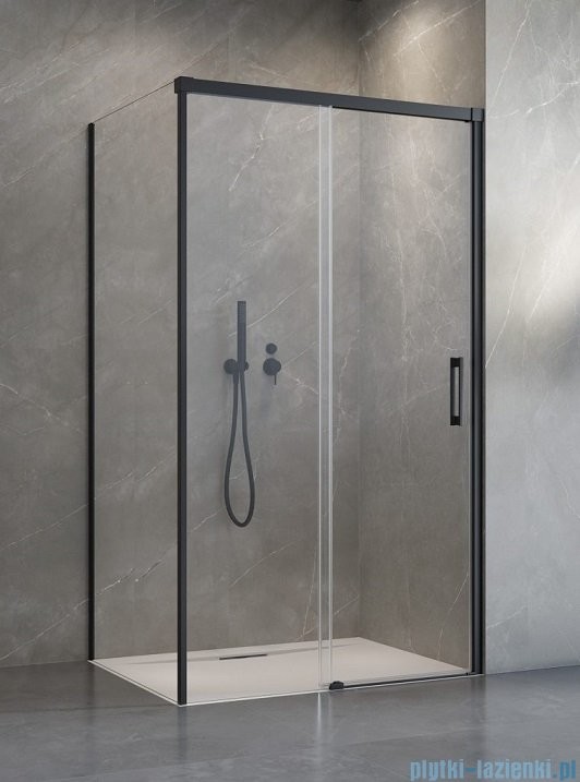 Radaway Idea Black Kds kabina prysznicowa 150x120 prawa przejrzyste 10115150-54-01R/10117120-01-01