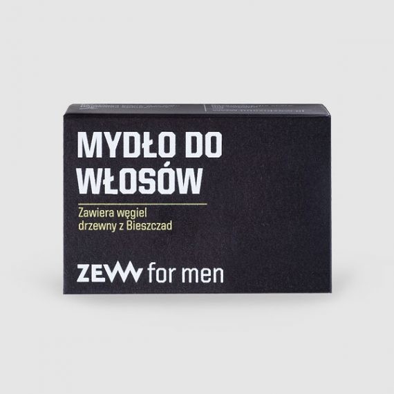 zew for men Zew for Men Mydło do Włosów z węglem drzewnym 85ml
