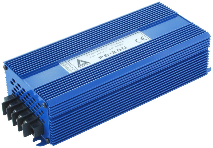 Azo Digital Przetwornica napięcia 40÷130 VDC / 24 VDC PS-250-24V 250W IZOLACJA GALWANICZNA 4PRZ10024PS250